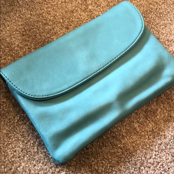 Handbags - Turquoise clutch